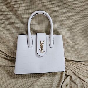 Women’s YSL Leather Tote Bag
